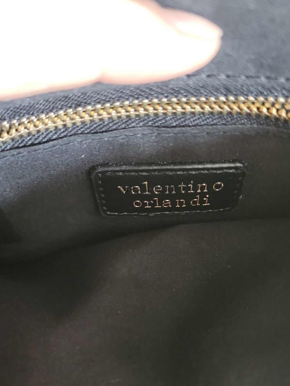 Valentino Black Crossbody Bag with Gold Hardware - Picture 12 of 12